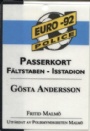 Fotboll EM-UEFA Euro EURO-92 Police passerkort